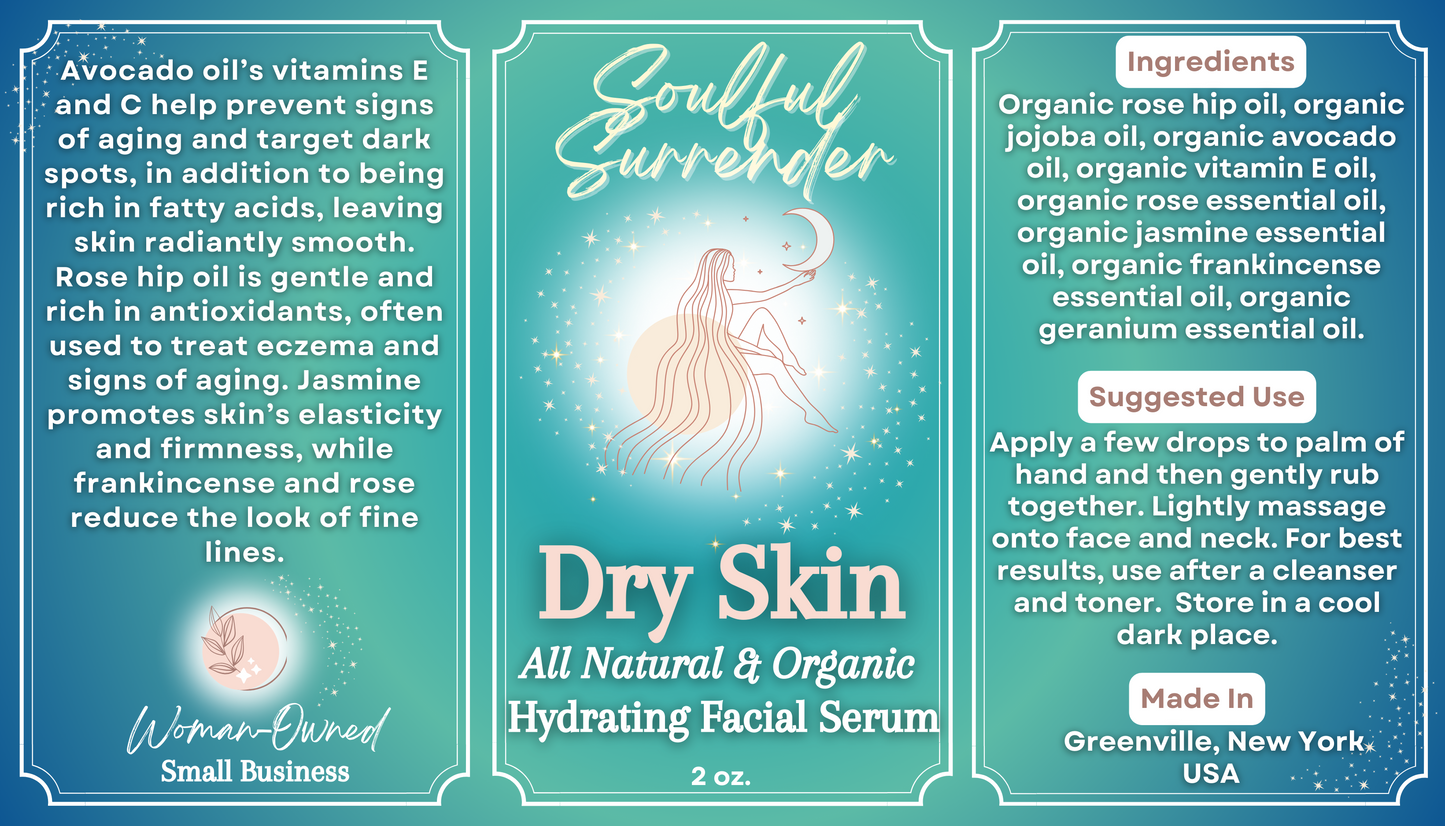 Dry Skin, Hydrating Facial Serum
