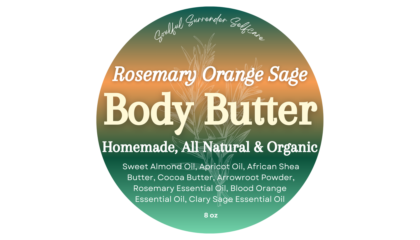 Rosemary Orange Sage, Body Butter