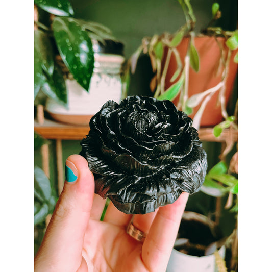 Black Epoxy Peony