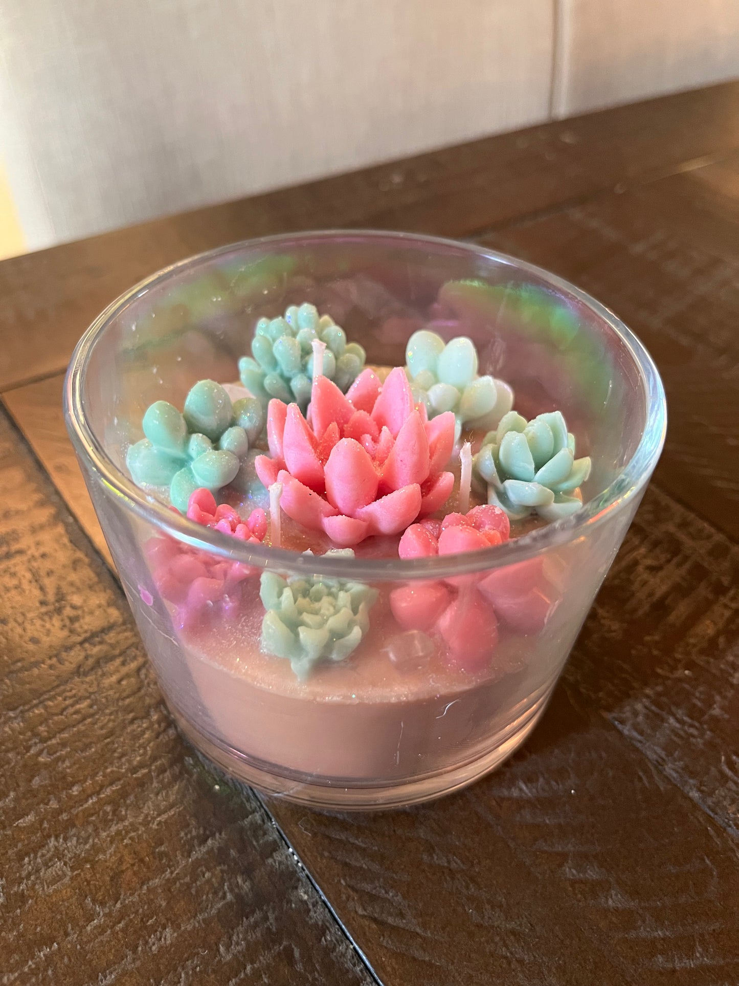 Succulent Garden Candle