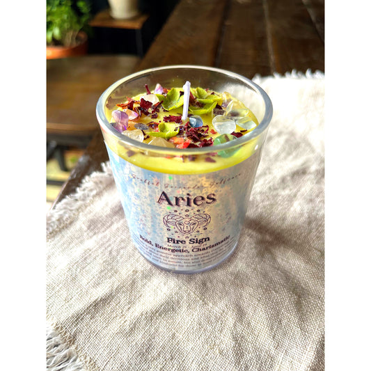 Aries Zodiac Candle