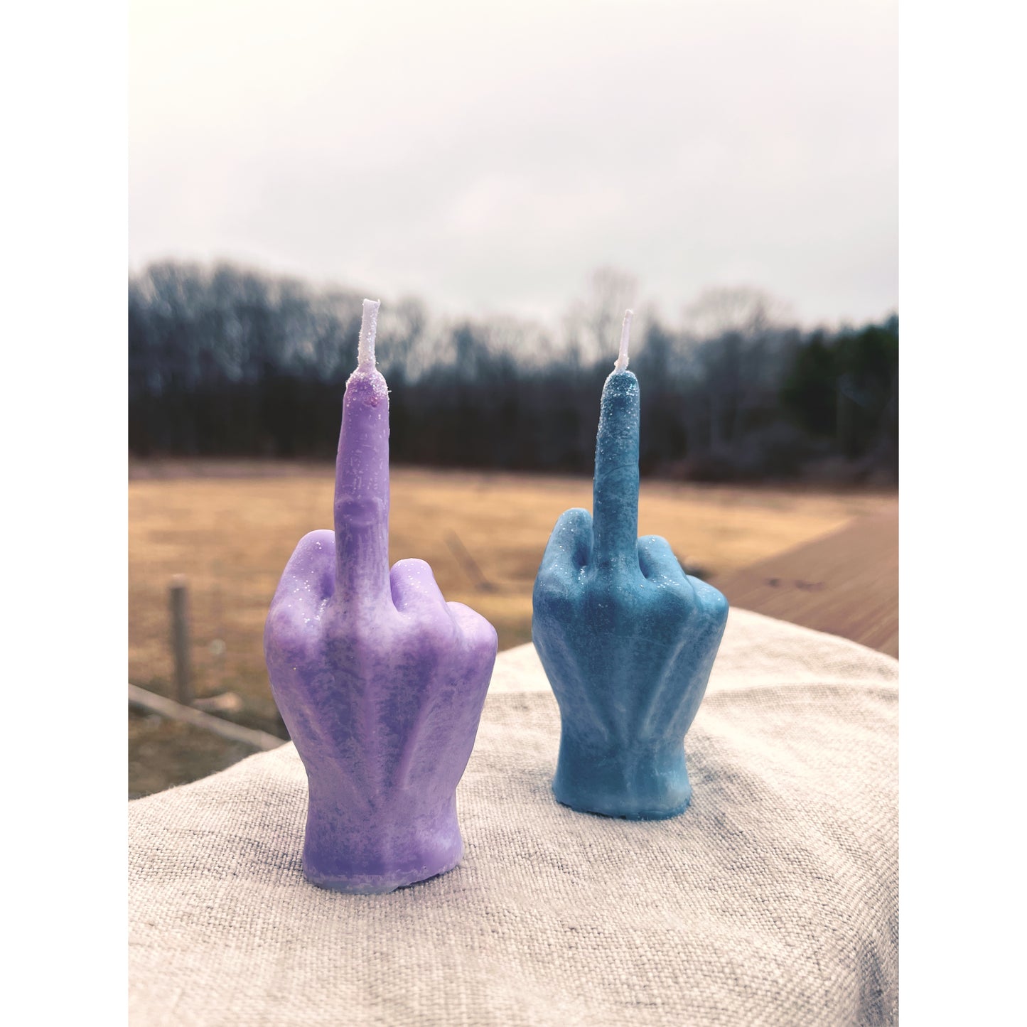 Middle Finger Candle (2 pk)