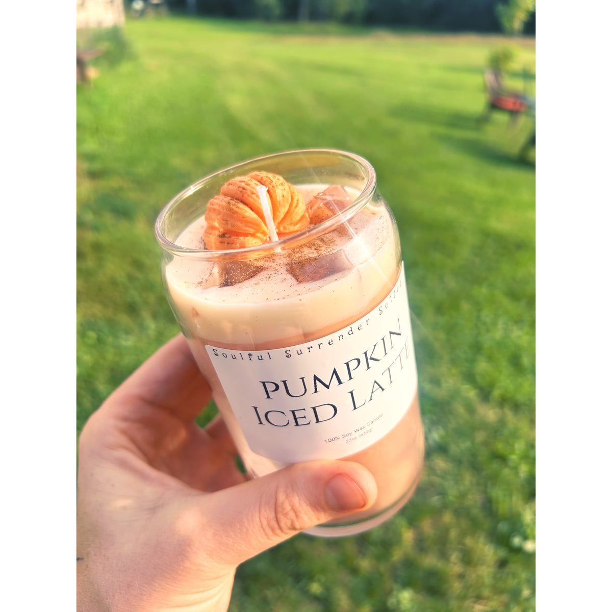 Pumpkin Iced Latte, Soy Wax Candle
