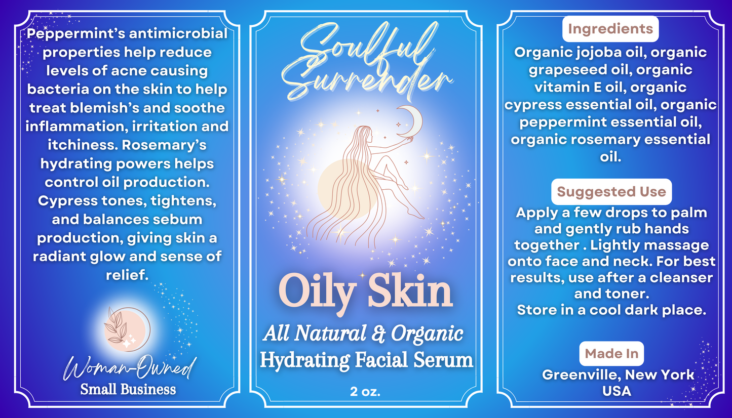 Oily Skin, Hydrating Facial Serum