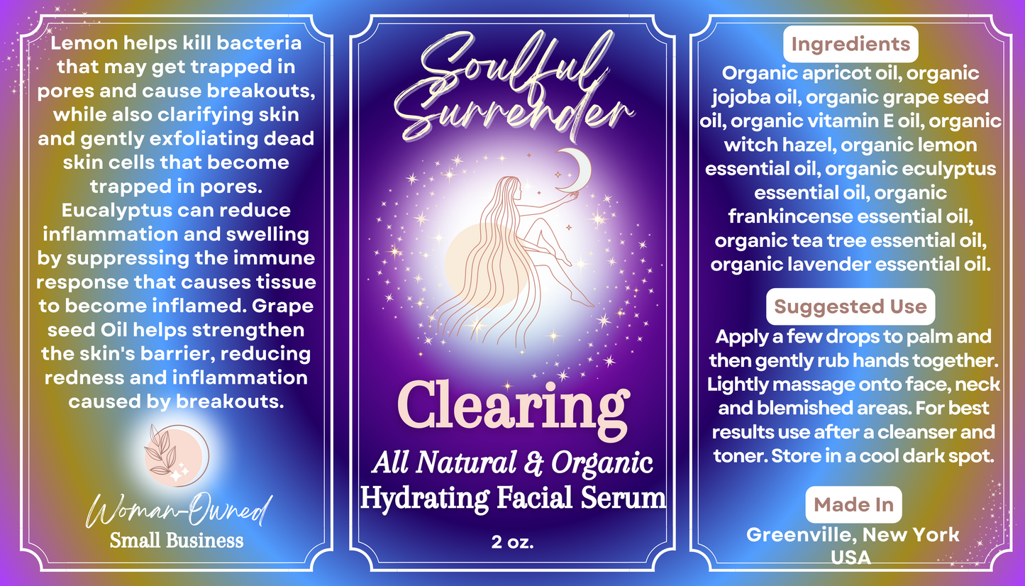 Clearing, Hydrating Facial Serum