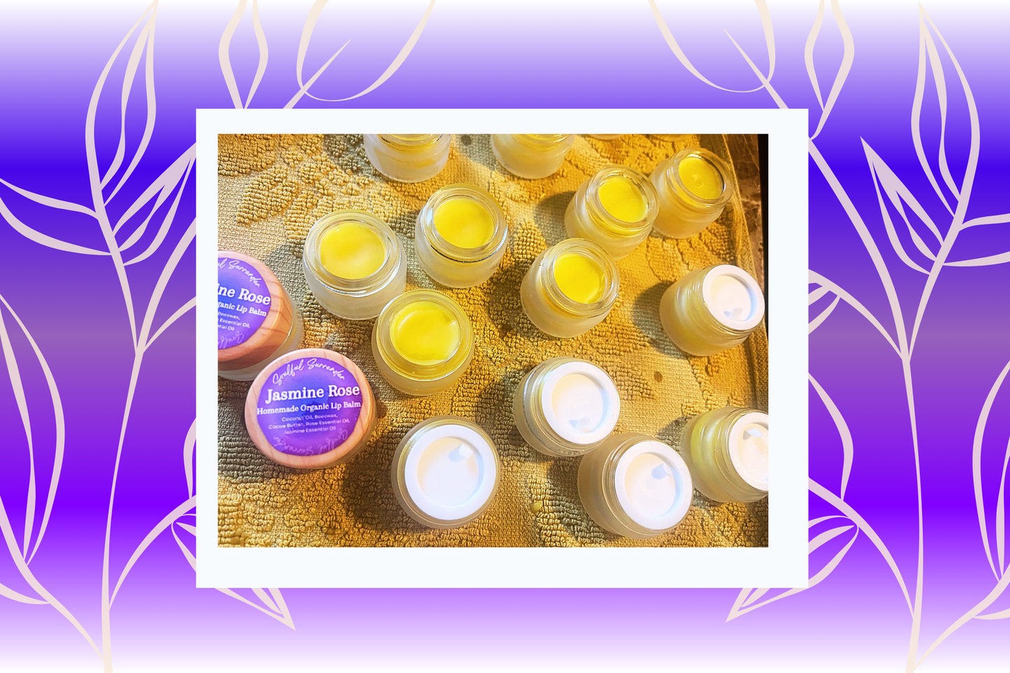 Jasmine Rose Lip Balm