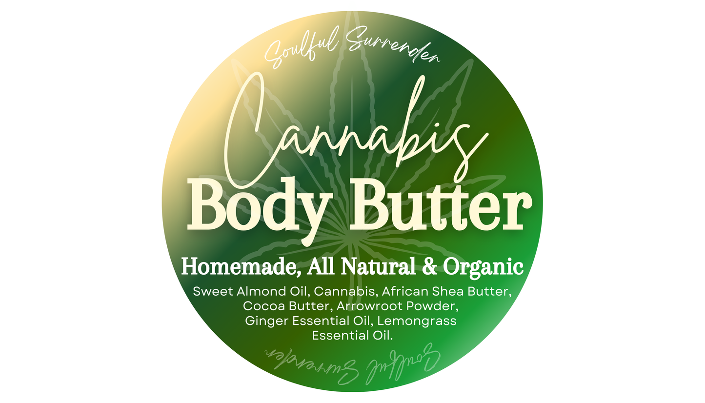 Canna-Butter, Lemongrass Ginger Body Butter