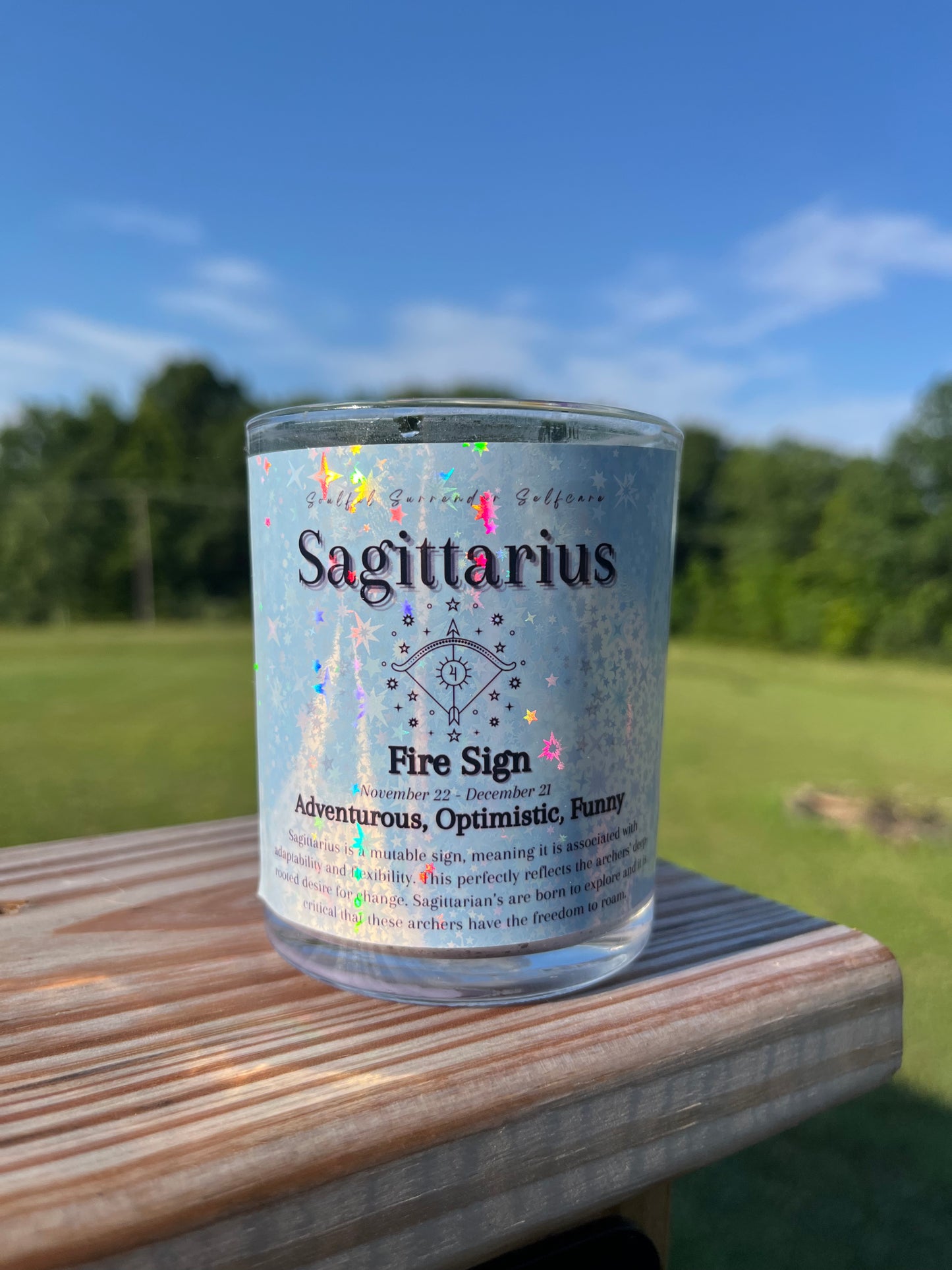 Sagittarius Zodiac Candle