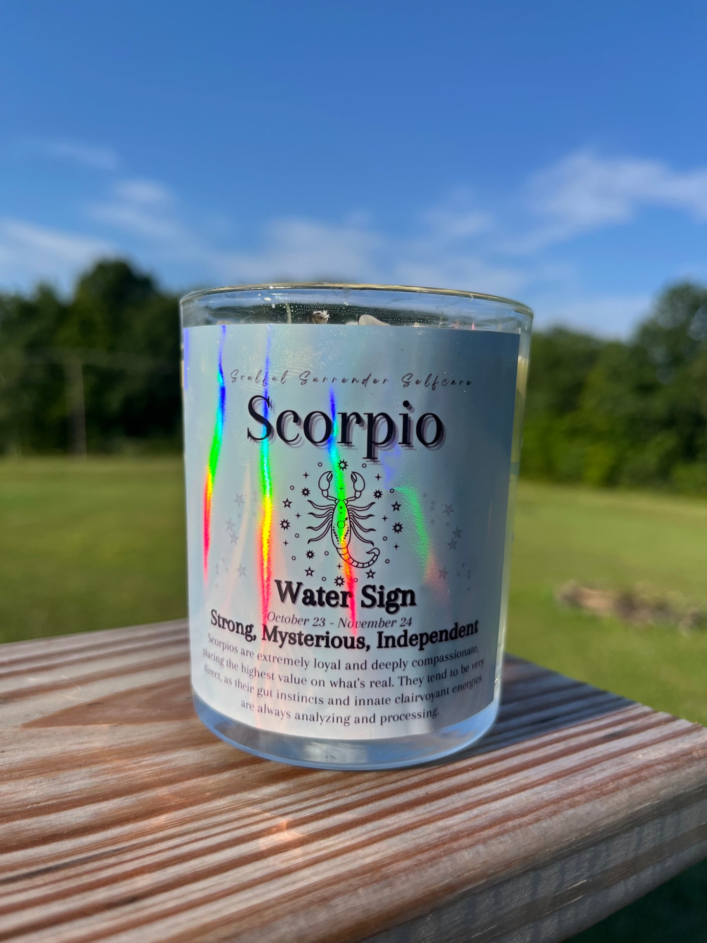 Scorpio Zodiac Candle