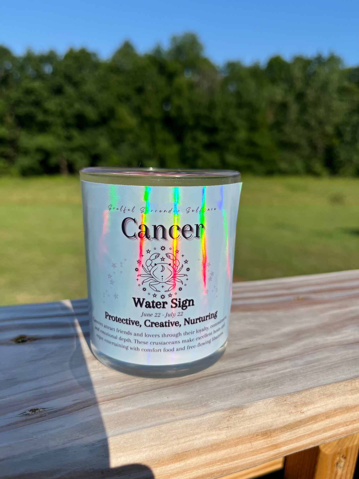 Cancer Zodiac Candle