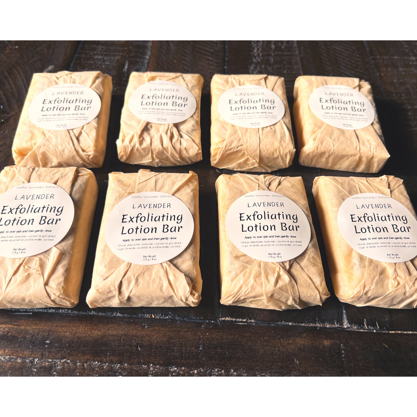 Exfoliating Lotion Bars (Lavender)