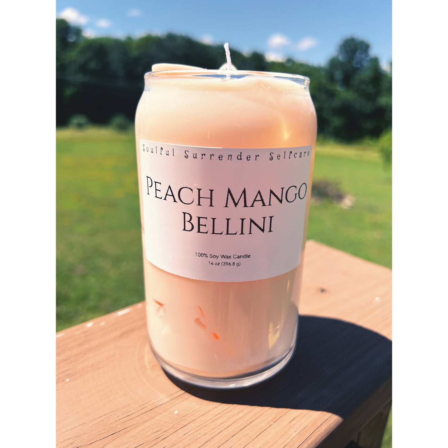 Peach Mango Bellini, Soy Wax Candle