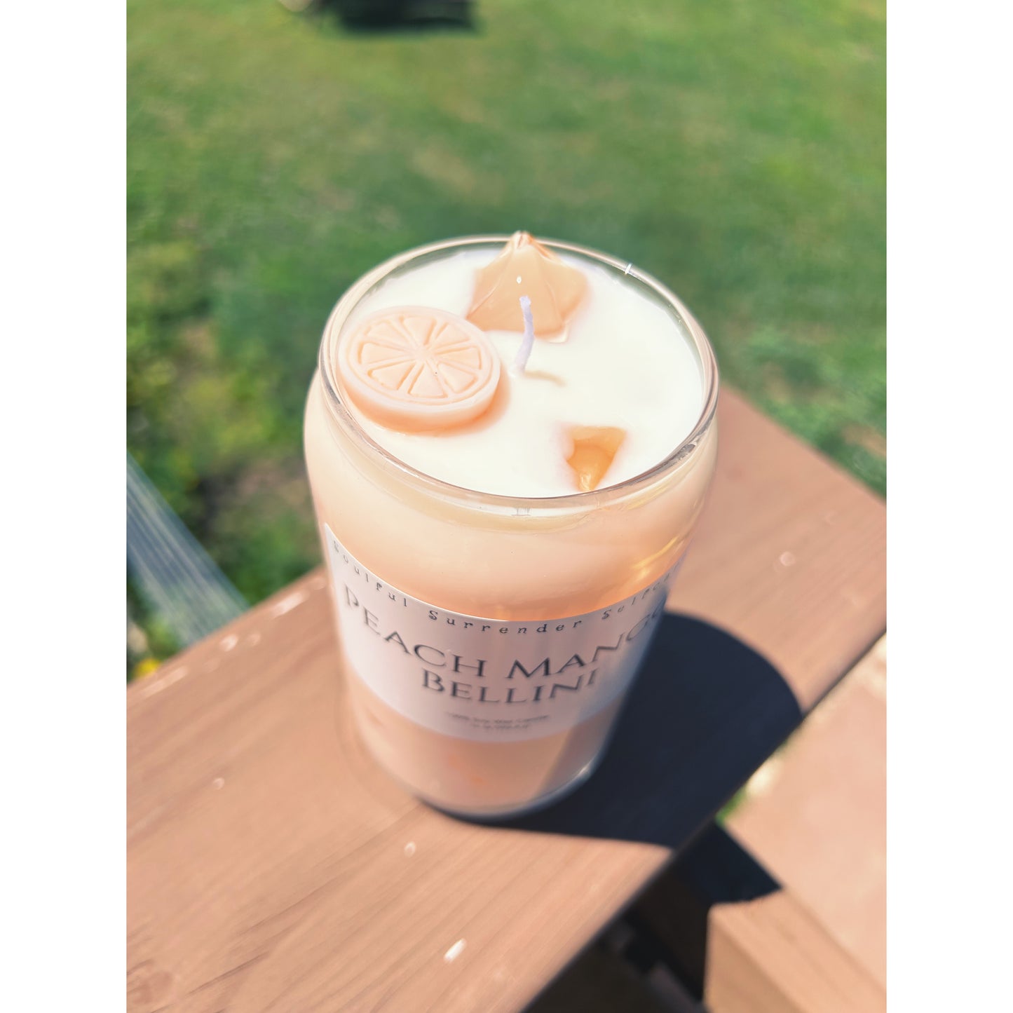 Peach Mango Bellini, Soy Wax Candle