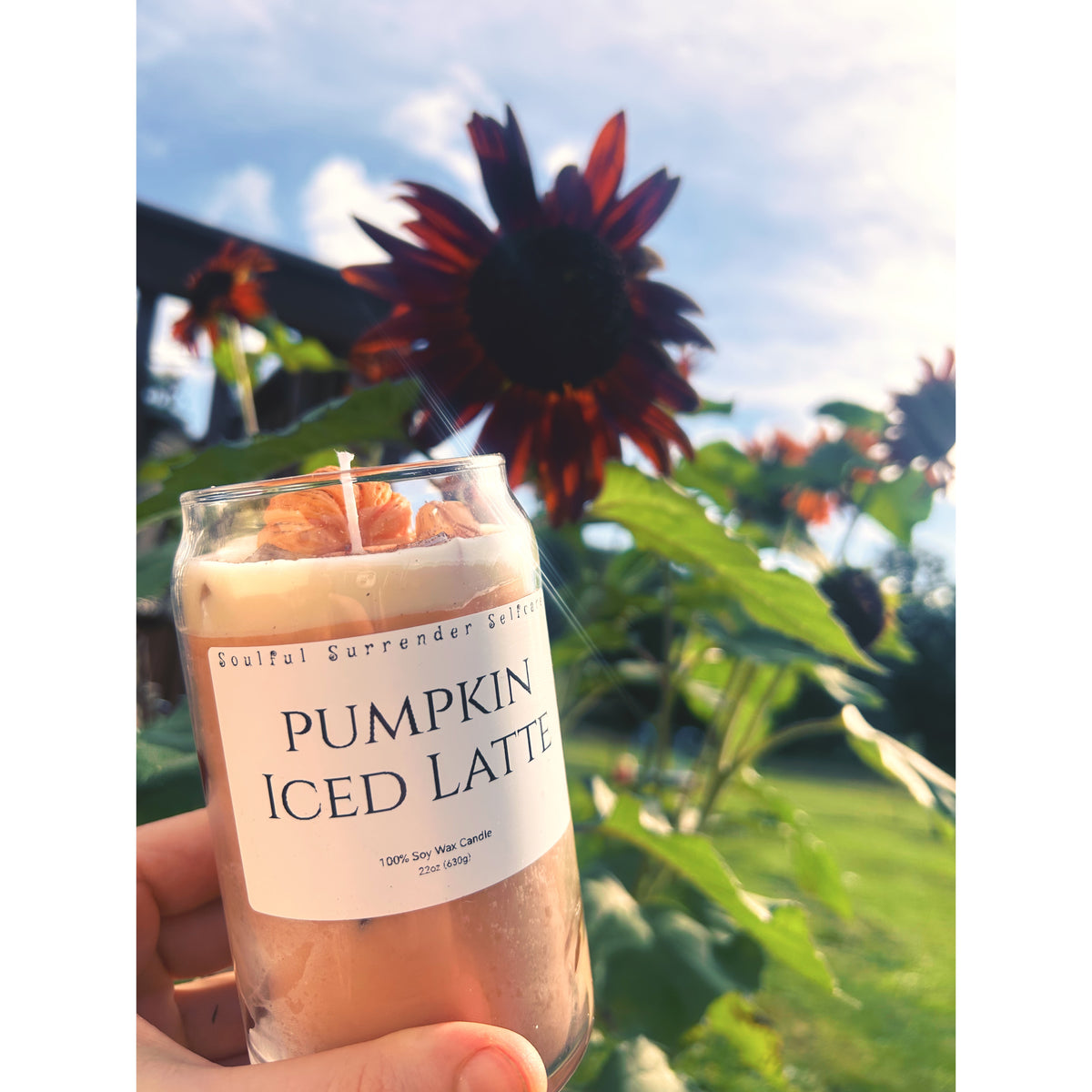 Pumpkin Iced Latte, Soy Wax Candle