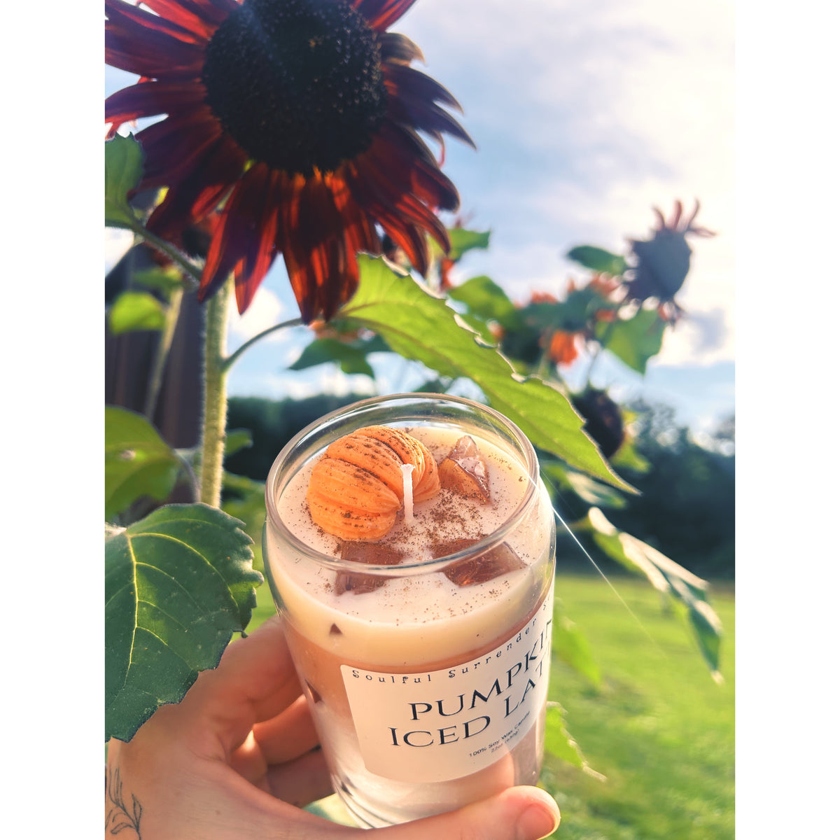 Pumpkin Iced Latte, Soy Wax Candle