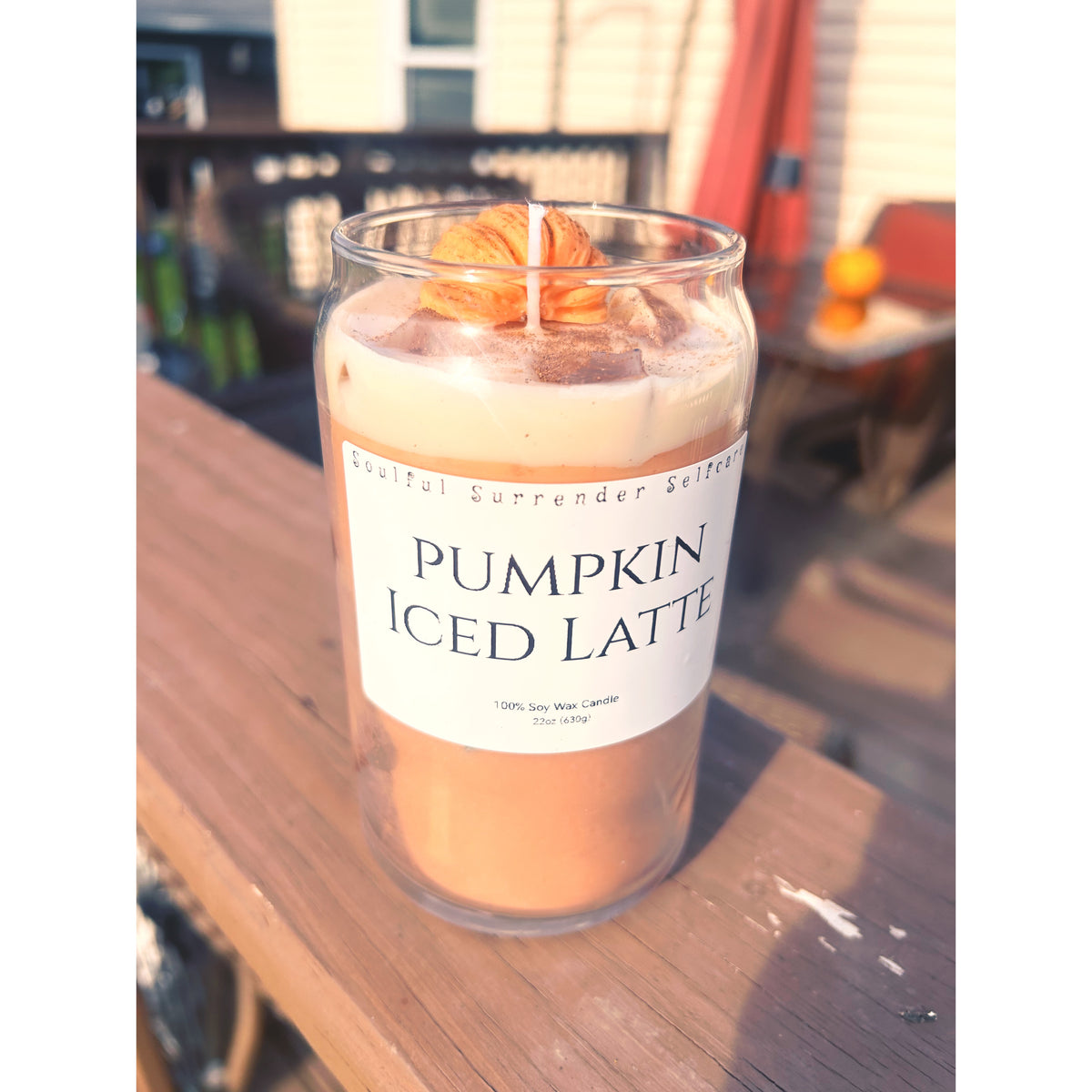 Pumpkin Iced Latte, Soy Wax Candle