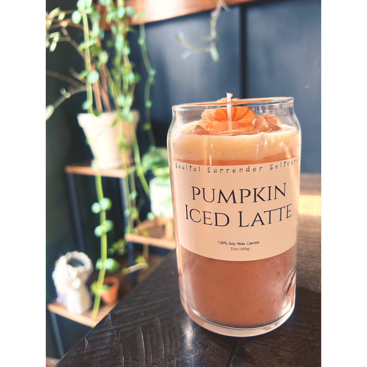 Pumpkin Iced Latte, Soy Wax Candle