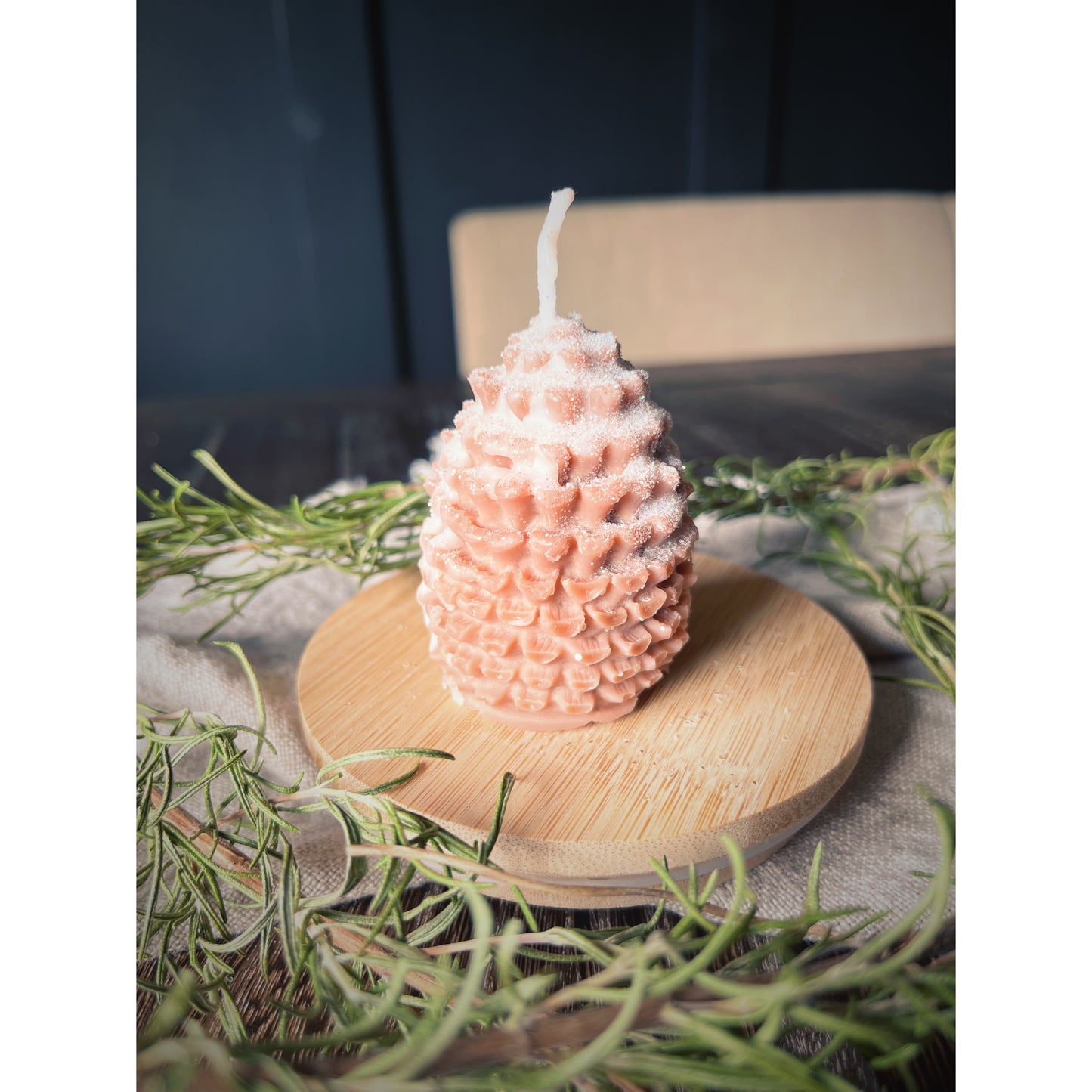 Pine Cone Candle
