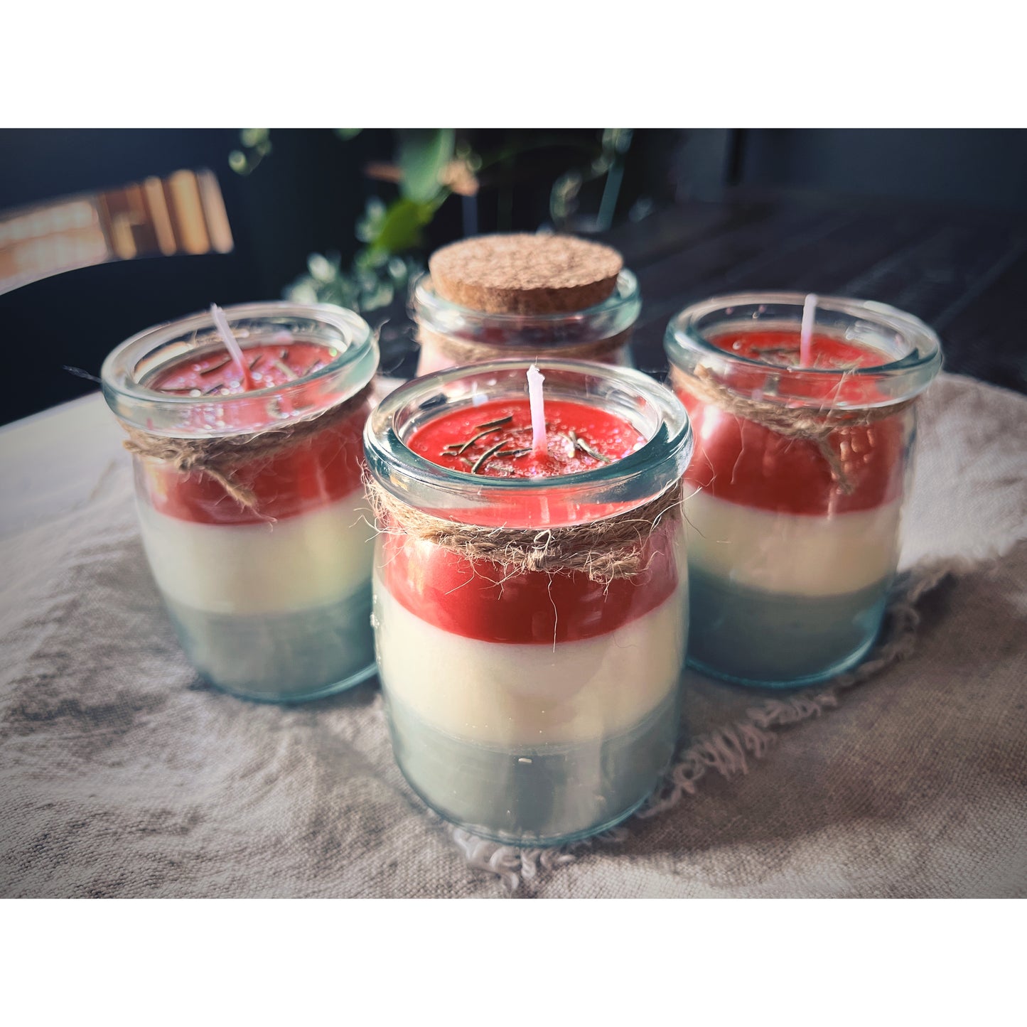 Three-Layer Christmas Candle