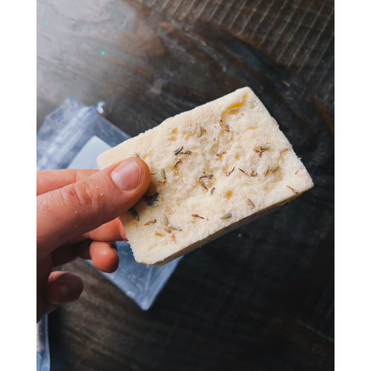 Lavender Oatmeal Sugar Scrub Lotion Bar (1-pack)